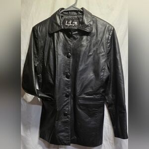 Women's Black Leather Jacket